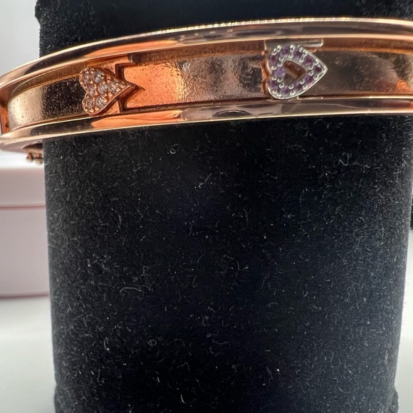 Elise Paige Charm Bangle - Rose - Size Large - Picture 14 of 16